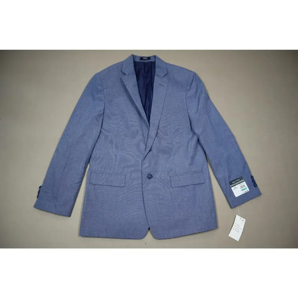 Nautica Boys Blue‎ Baltic Dusk Suit Top Only Size 16